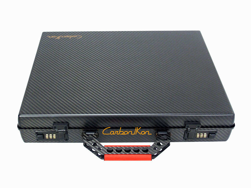 Carbon fiber briefcase attaché